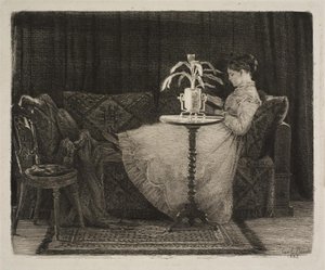 Paní čtení od Carl Bloch