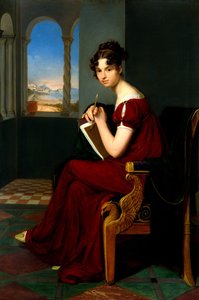 Mladá dáma s náčiním, 1816