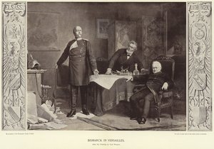 Bismarck ve Versailles od Carl Ernst Ludwig Wagner