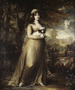 Portrét operní pěvkyně Teresy Vandoniové od Bredy, Carl Frederik von (1759-1818). Olej na plátně