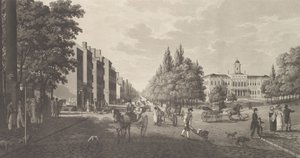Broadway a radnice v New Yorku Broadway a radnice v New Yorku, 1824. od Carl Fredrik Akrell