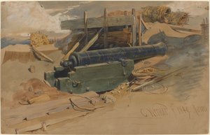 Dělo u hráze od Carl Friedrich Heinrich Werner