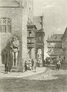 Radnice, Halberstadt od Carl Friedrich Heinrich Werner