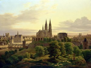 Středověké město v roce 1830, 1830