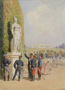 V zahradě zámku Schönbrunn ve Vídni