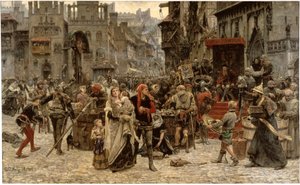 Švédština: Valdemar Atterdag drží Visby jako výkupné v roce 1361
 Valdemar Atterdag drží Visby jako výkupné, 1361
