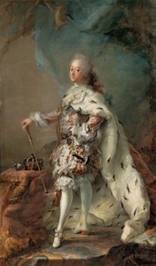Portrét Frederika V. v rouchu s pomazáním od Carl Gustaf Pilo