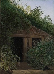 Zarostlá důlní šachta od Carl Gustav Carus