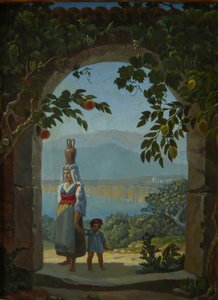 Vzpomínka na Sorrento od Carl Gustav Carus