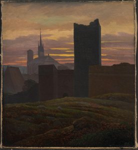 Císařský hrad, Eger od Carl Gustav Carus