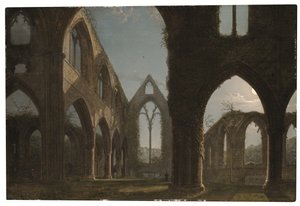 Opatství Tintern (olej na plátně) od Carl Gustav Carus