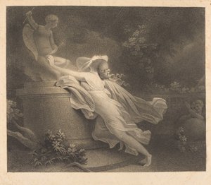 Vyvolání lásky od Carl Guttenberg after Etienne Theaulon