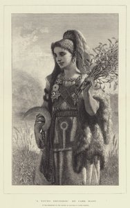 Mladá druidka od Carl Haag