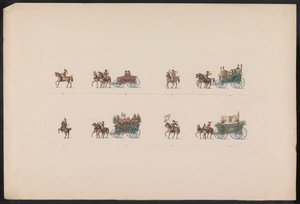 Optocht bij het huwelijk van Prinses Sophie, 1842 (plat 3) Vzpomínky na durynskou selskou svatbu, uskutečněnou na oslavu šťastného příjezdu dědičného velkovévody Carla Alexandra Saského Weimar-Eisenach s dědičnou vévodkyní Sophi od Carl Hess