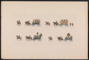 Optocht bij het huwelijk van Prinses Sophie, 1842 (plat 5) Vzpomínky na durynskou selskou svatbu, uskutečněnou na oslavu šťastného příjezdu dědičného velkovévody Carla Alexandra Saského Weimar-Eisenach s dědičnou vévodkyní Sophi od Carl Hess