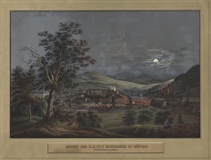Pohled na K. K. Private Iron Factory v Zöptau od Carl Julius Rieden