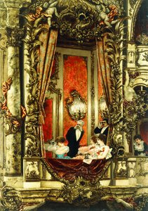 Franz Josef v opeře, 1883 od Carl Kahler