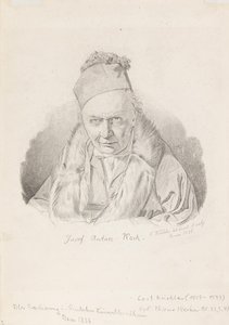Portrét malíře Josepha Antona Kocha 1768-1839, 1836. od Carl Küchler