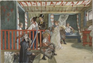 Slavnostní den od Carl Larsson