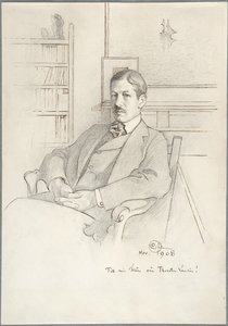 Portrét Thorstena Laurina od Carl Larsson