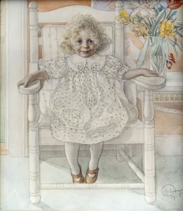 Portrét Inga-Maria Thiel od Carl Larsson