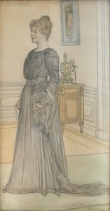 Portrét paní Signe Thiel od Carl Larsson