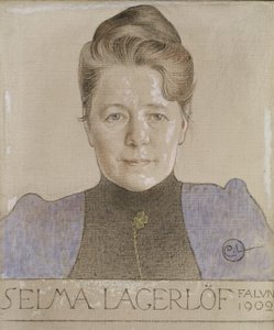 Selma Lagerlof, 1902 od Carl Larsson
