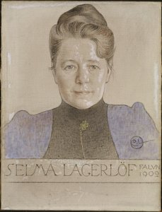 Spisovatelka Selma Lagerlöfová od Carl Larsson