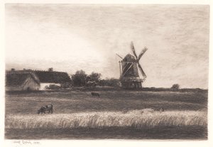 Mlýn od Carl Locher
