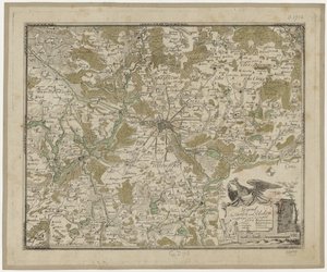 Oblast u Berlína a Postupimi (col.) - Oesfeld 1778 od Carl Ludwig von Oesfeld