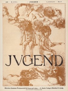 Titulní ilustrace časopisu Jugend