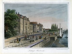 Palác Biebrich, Wiesbaden, Německo, c1820