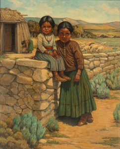 Sestry Navajo od Carl Moon