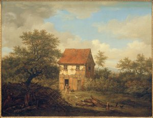 C. Morgenstern, část na hradě Born v pohoří Taunus od Carl Morgenstern