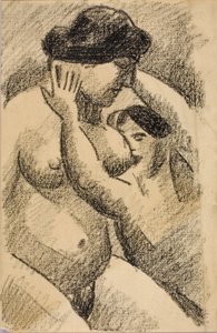 Matka a dítě od Carl Newman