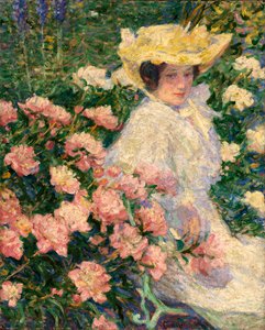 Portrét umělcovy manželky, Helene, 1896.