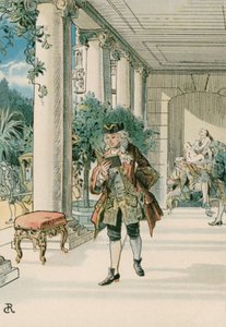 Fridricha Velikého (1712-1786) v Rheinbergu od Carl Rohling