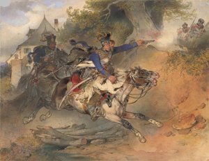 Pásový husar, 1840