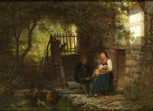 Carl Schlesinger Před domem od Carl Schlesinger