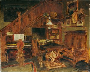 Umělecké studio v Benátkách od Carl Schuch