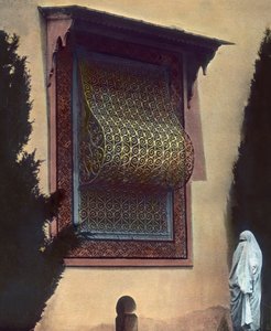 Severní Maroko, okno harému, datum snímku: kolem roku 1910. Archiv Carla Simona od Carl Simon