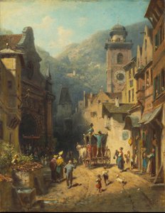 Návštěva předsedy vlády od Carl Spitzweg