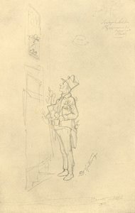 Der Gratulant, polovina konce 19. století, c1924. od Carl Spitzweg