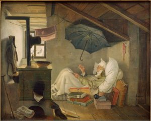 Der arme Poet od Carl Spitzweg