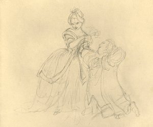 Erhörung, polovina konce 19. století, c1924. od Carl Spitzweg