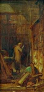 V knihovně od Carl Spitzweg