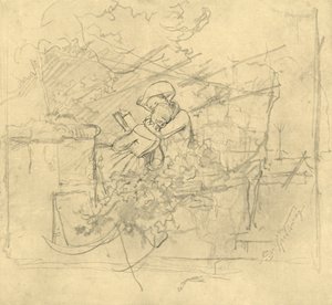 Lektüre, polovina konce 19. století, c1924. od Carl Spitzweg