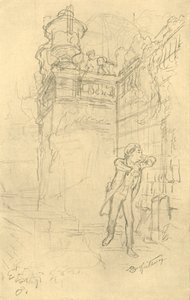 Malvolios Enkel, polovina konce 19. století, c1924. od Carl Spitzweg