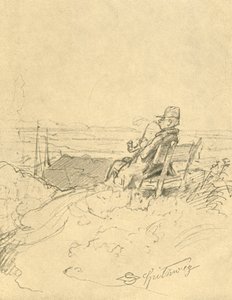 Po práci je dobrý odpočinek, polovina 19. století, c1924. od Carl Spitzweg