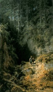 Školní děti v lese od Carl Spitzweg